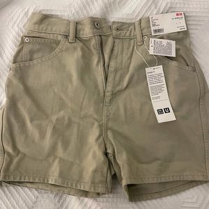 NWOT Uniqlo Light‎ Green Women’s Denim Shorts 26